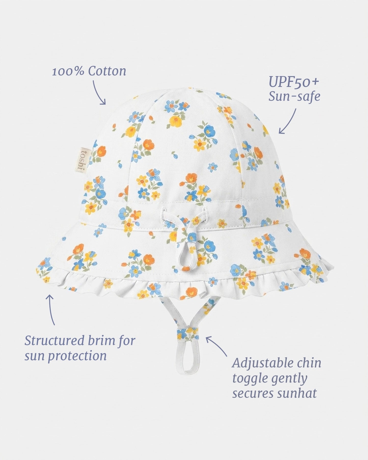 Toshi Bell Hat Arcadia Maddie Vanilla