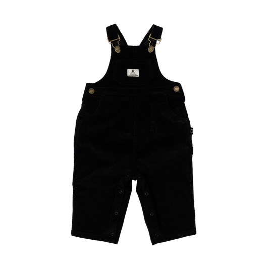 Rock Your Baby Cord Overalls Black