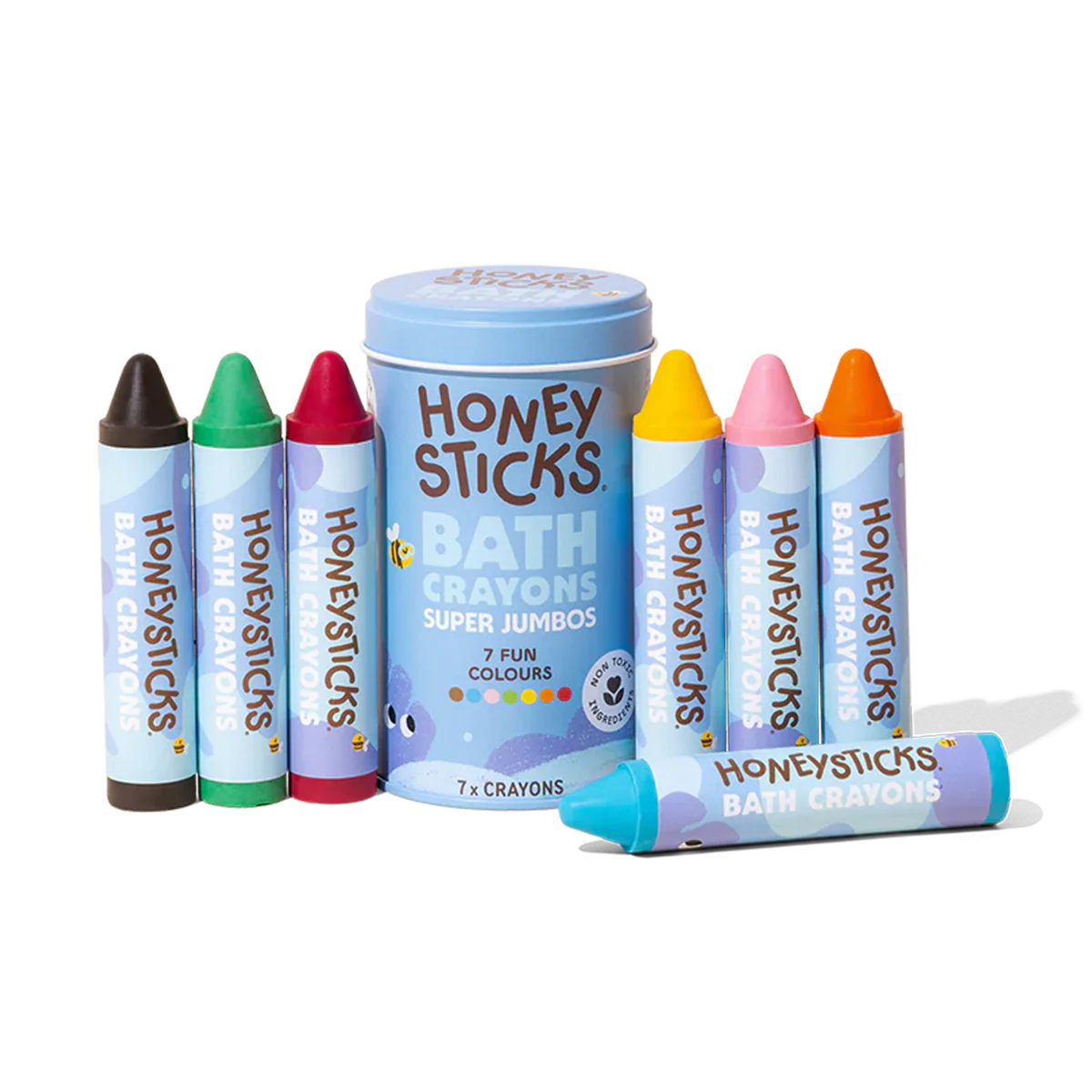 Honeysticks Bath Crayon Super Jumbos 7pk