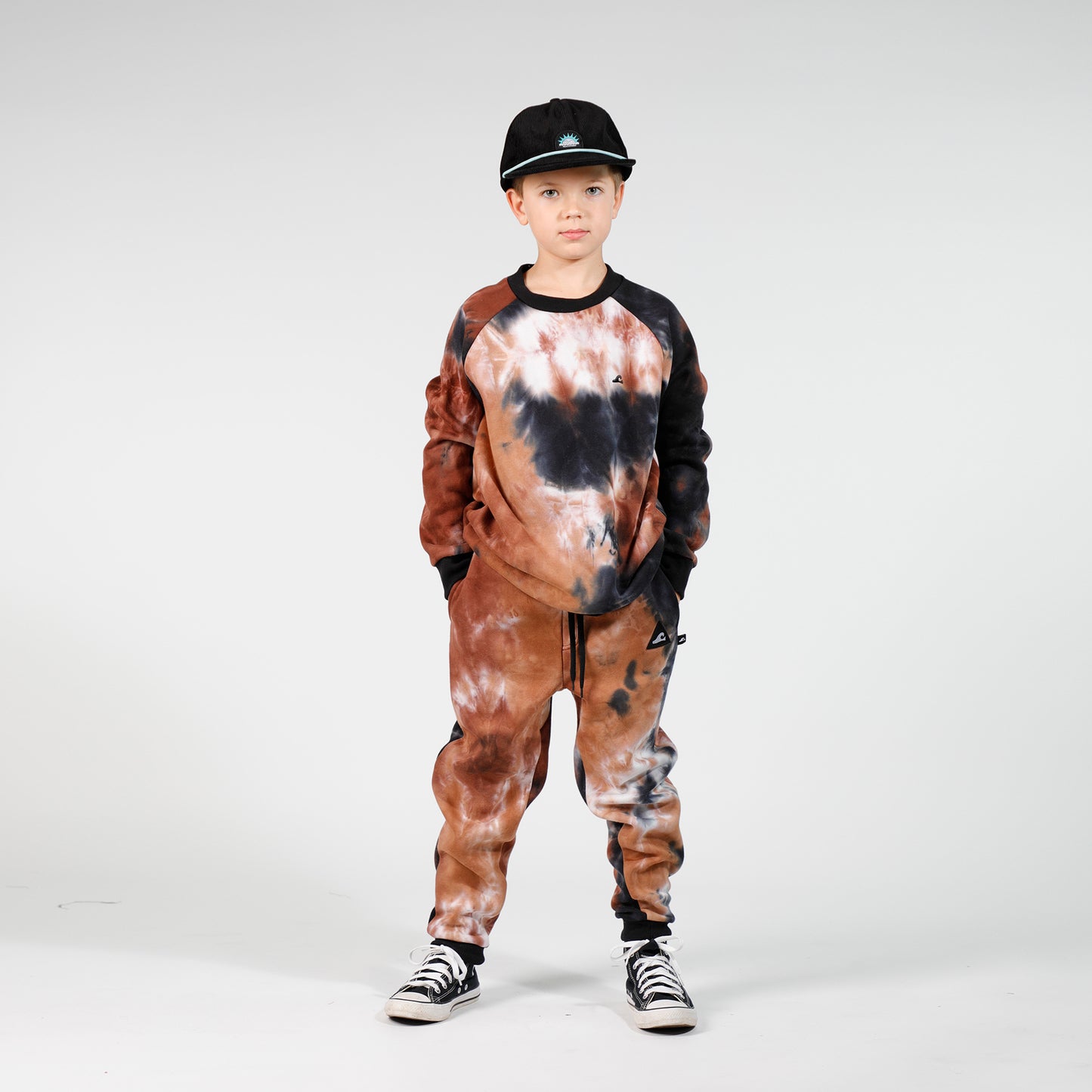 Hello Stranger Cruiser Track Pant Brown Tie Dye