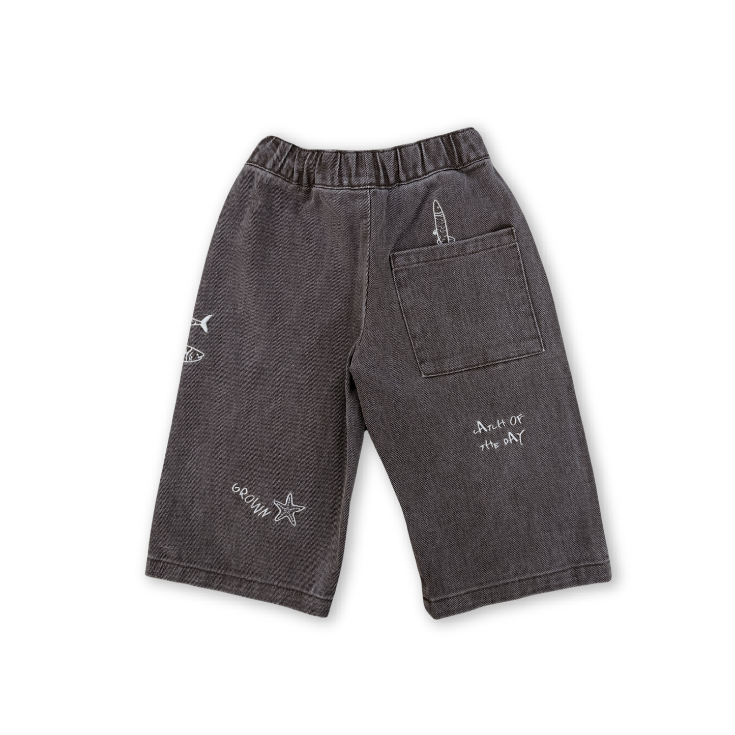 Grown Fishy Business Denim Jeans Ash