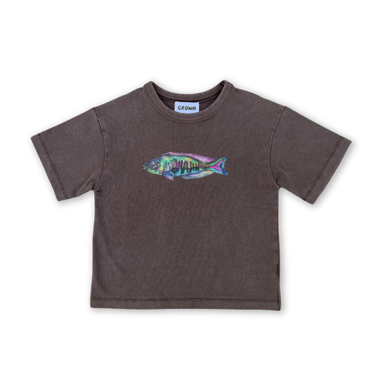Grown Parrot Fish Short Sleeve Tee Dune