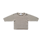 Grown Organic Essential Stripe Long Sleeve Knit Tee Espresso