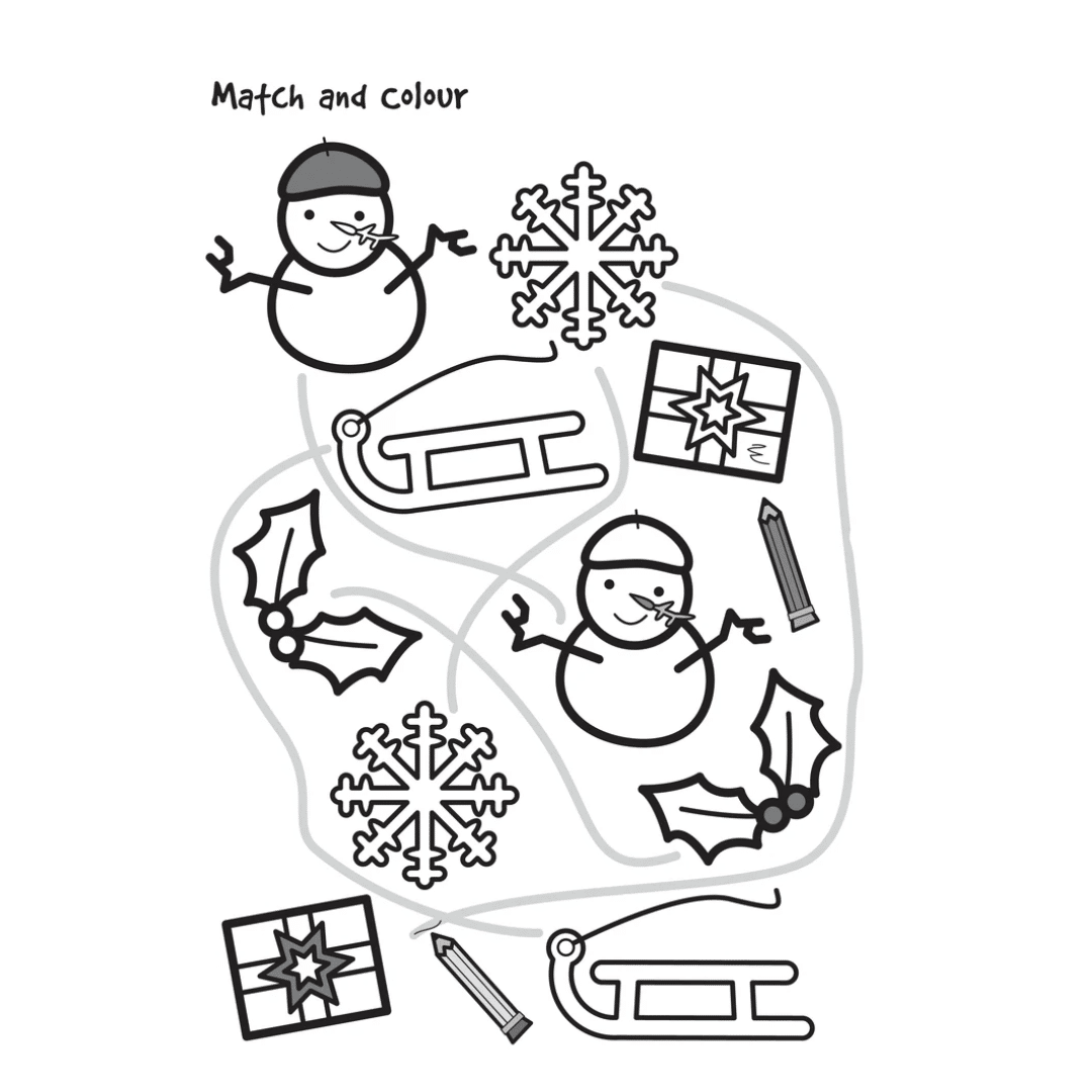 Busy Elves Mega Activity Pad Snowflake