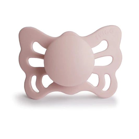 Frigg Anatomical Butterfly Silicone Pacifiers Blush