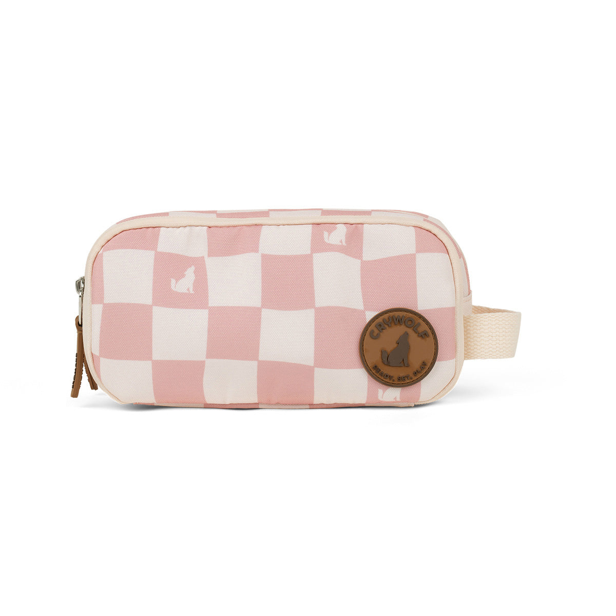 Crywolf Fable Pencil Case Pink Check