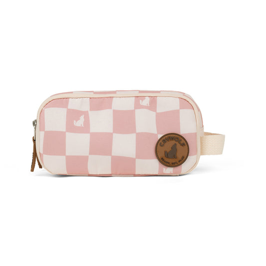 Crywolf Fable Pencil Case Pink Check