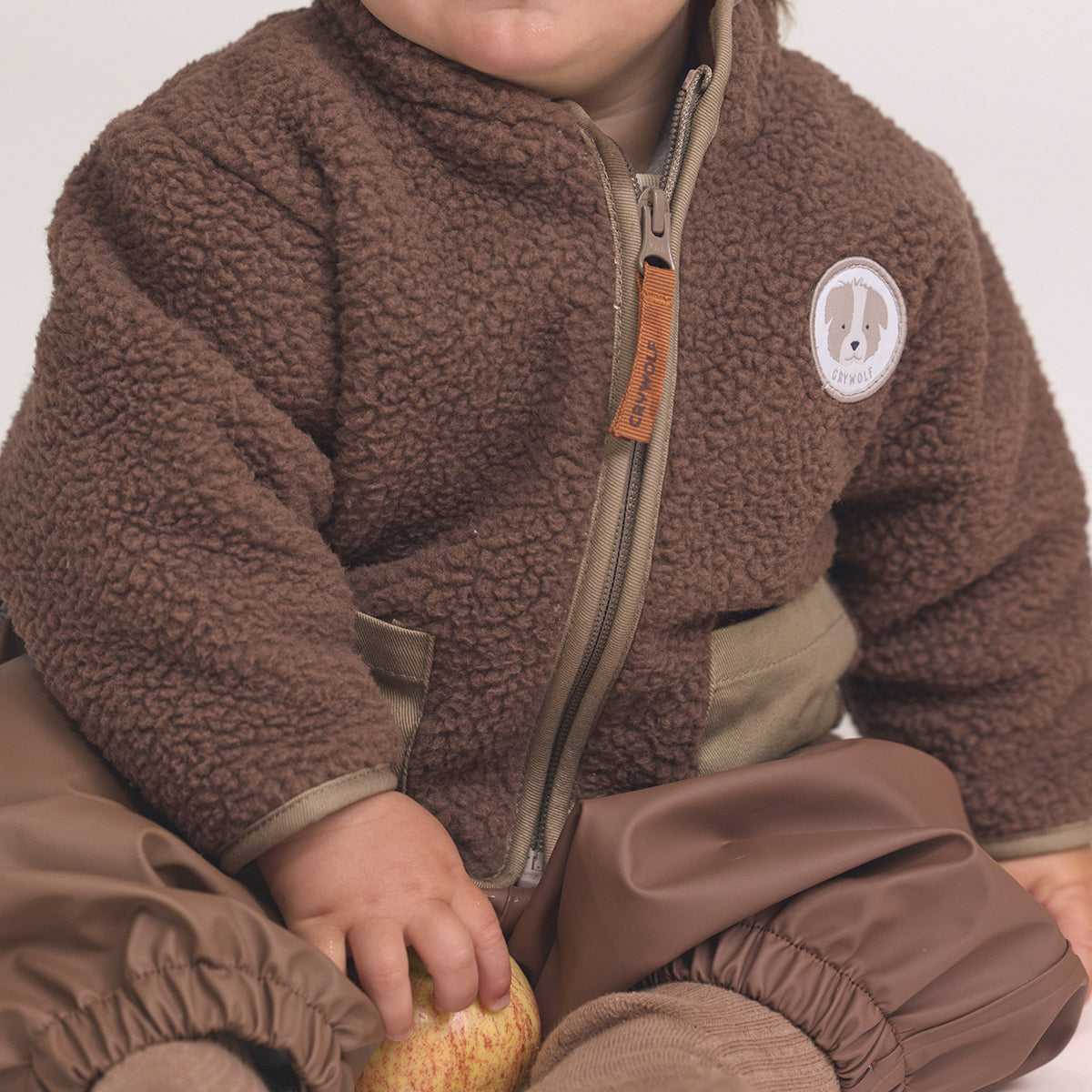 Crywolf Baby Sherpa Jacket Pinecone