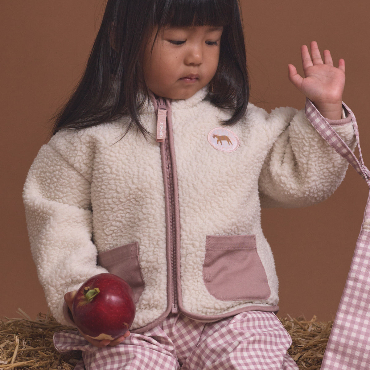 Crywolf Baby Sherpa Jacket Powder