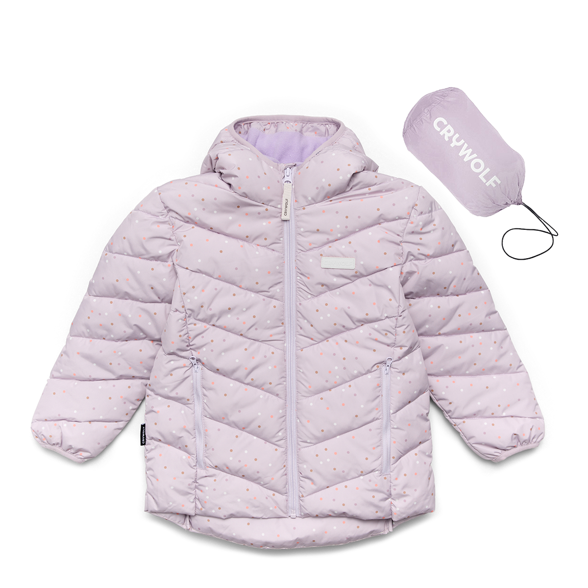 Crywolf Eco-Puffer Heather Dots