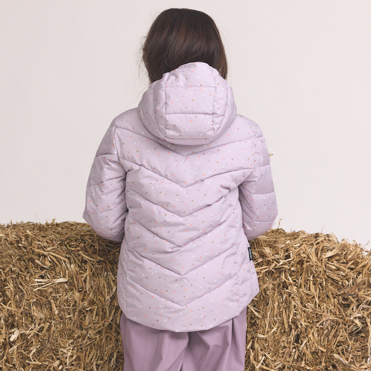 Crywolf Eco-Puffer Heather Dots