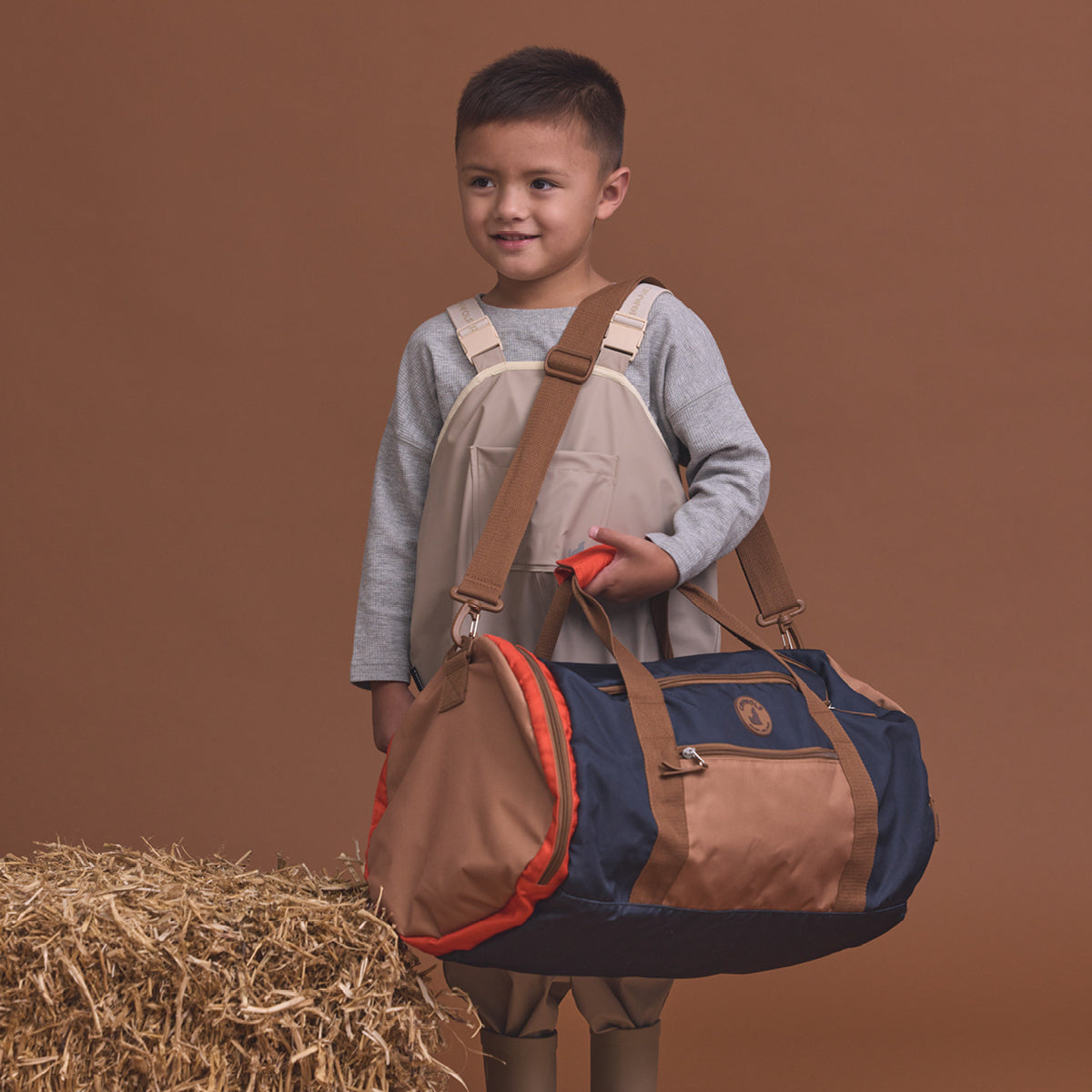 Crywolf Packable Duffel Bag Ash Colourblock