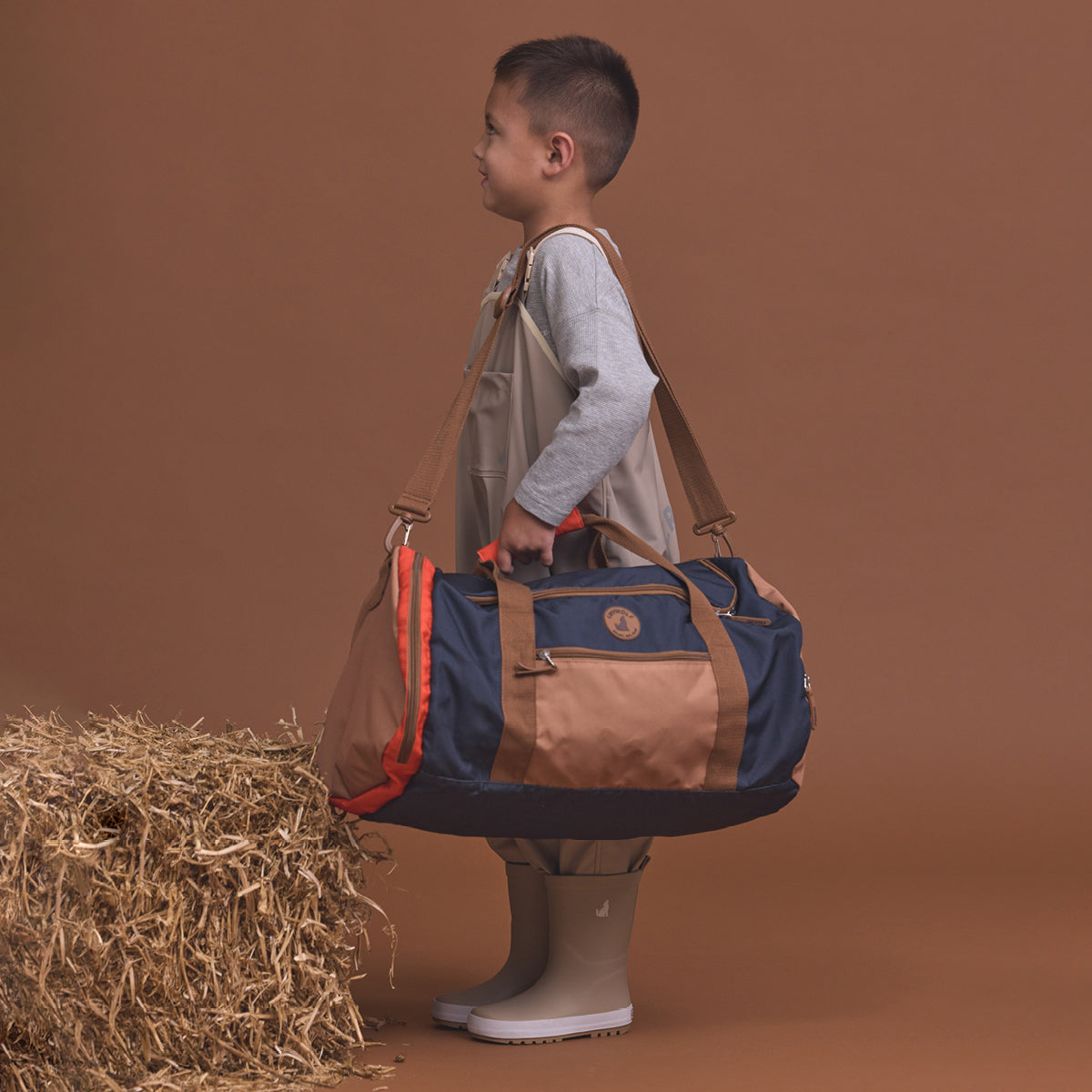Crywolf Packable Duffel Bag Ash Colourblock