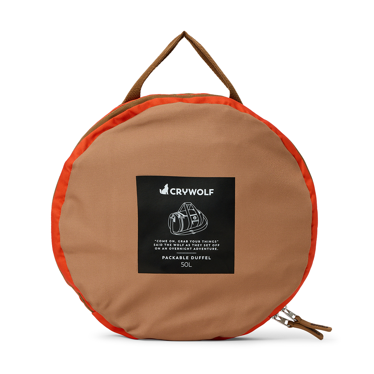 Crywolf Packable Duffel Bag Ash Colourblock