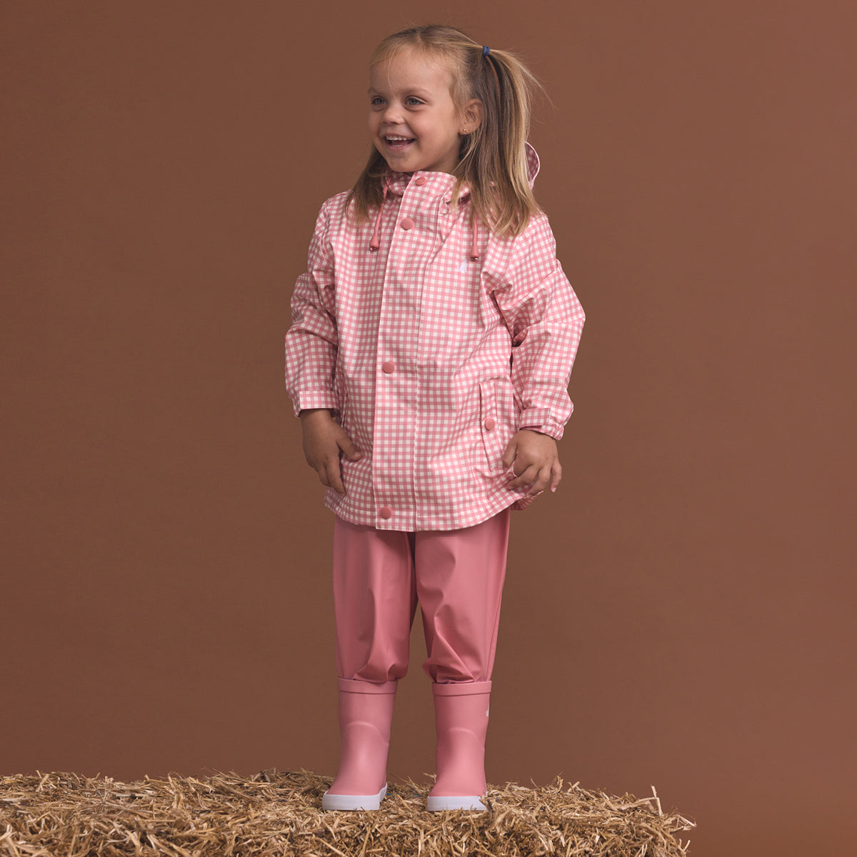 Crywolf Play Jacket Rose Gingham