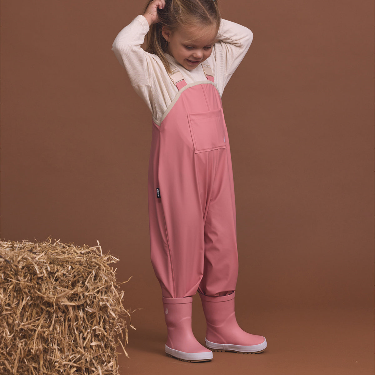 Crywolf Rain Overalls Rose