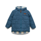 Crywolf Reversible Eco-Puffer Blue Plaid