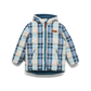 Crywolf Reversible Eco-Puffer Blue Plaid
