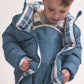 Crywolf Reversible Eco-Puffer Blue Plaid