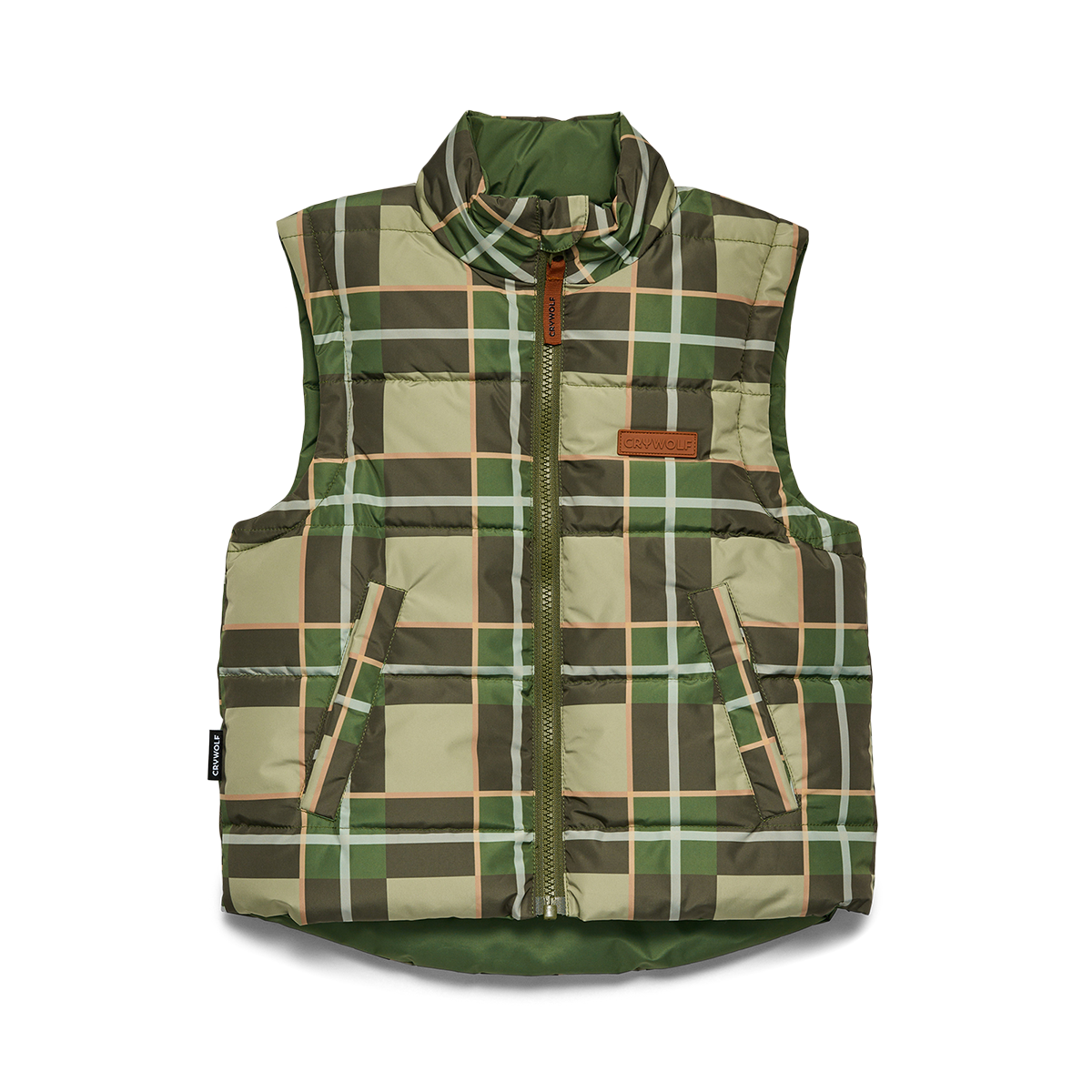 Crywolf Reversible Eco-Vest Field Plaid