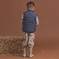 Crywolf Reversible Yeti Vest Ash Colourblock