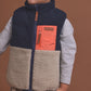 Crywolf Reversible Yeti Vest Ash Colourblock