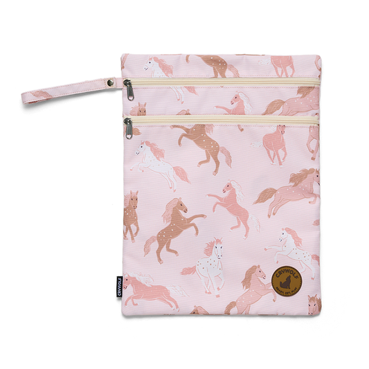 Crywolf Wet Bag Blush Ponies