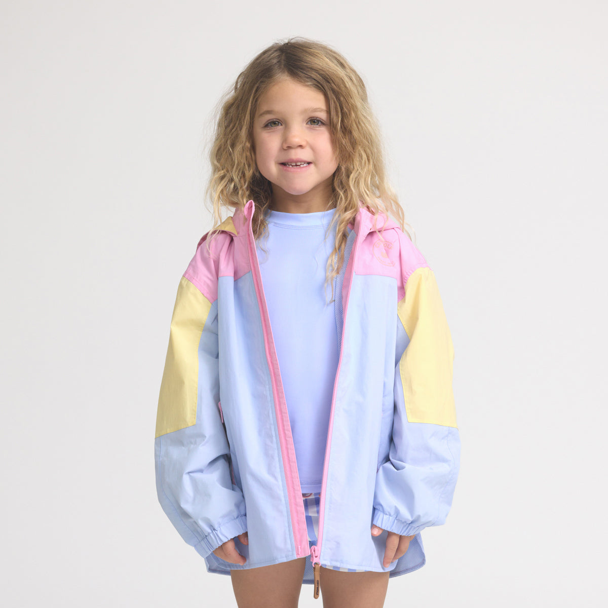 Crywolf Packable Jacket Pop Colourblock
