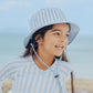 Crywolf Reversible Bucket Hat Sky Blue Stripe