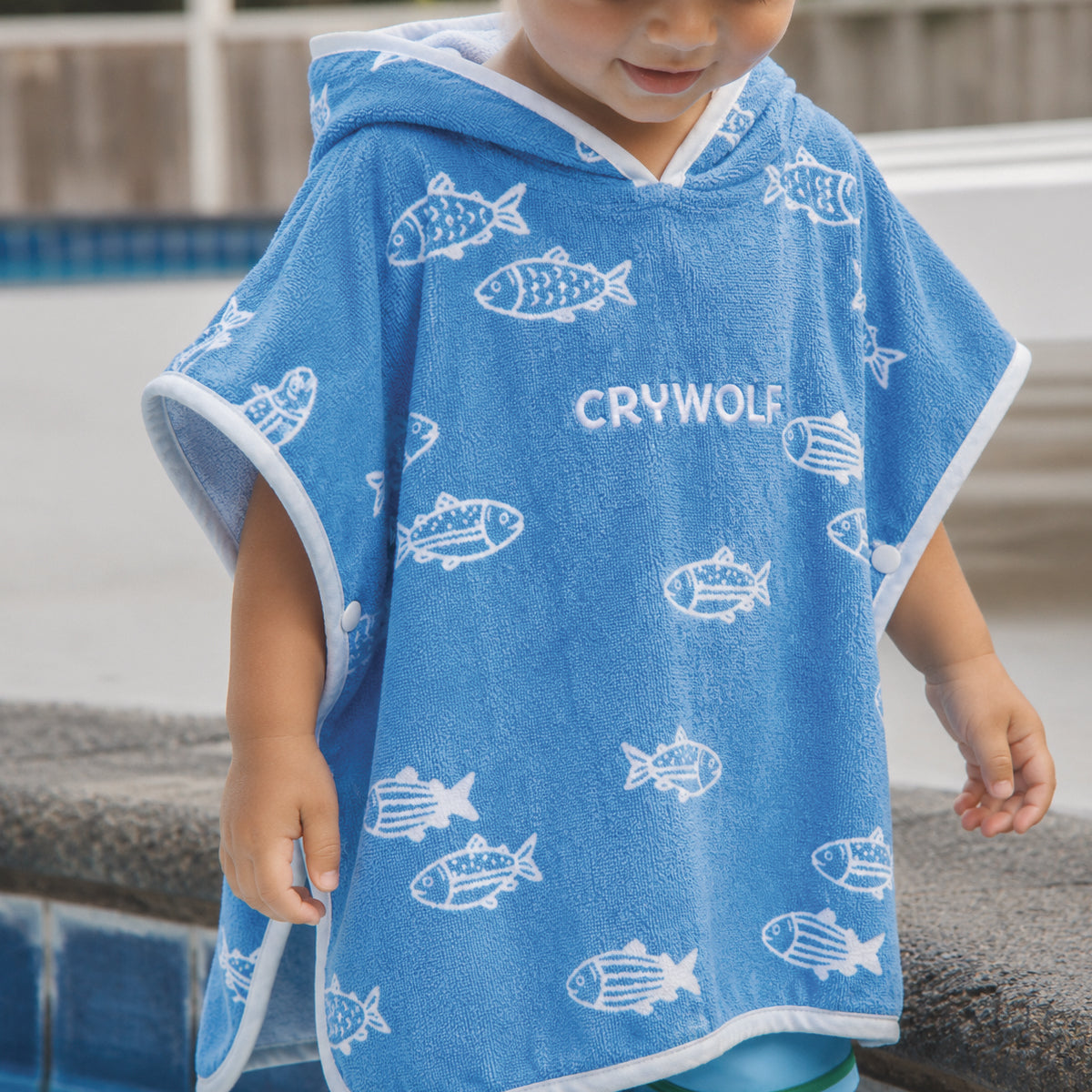 Crywolf Baby Hooded Towel Fish School