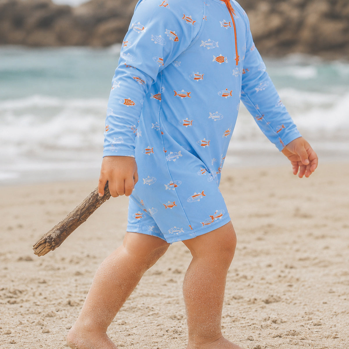 Crywolf Baby Rash Suit Fish School