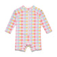 Crywolf Baby Rash Suit Pop Gingham