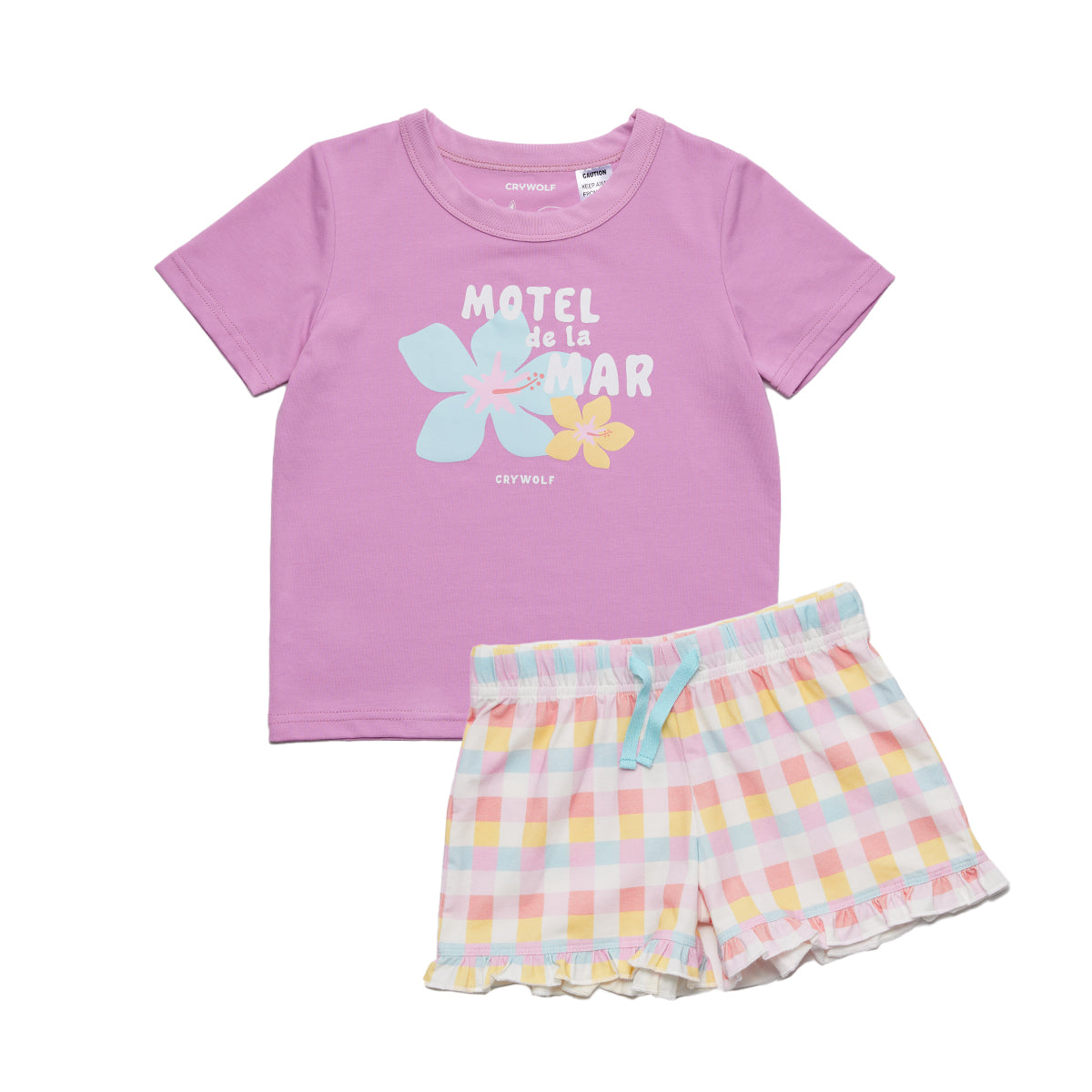 Crywolf Short Sleeve Sleep Set Motel de la Mar