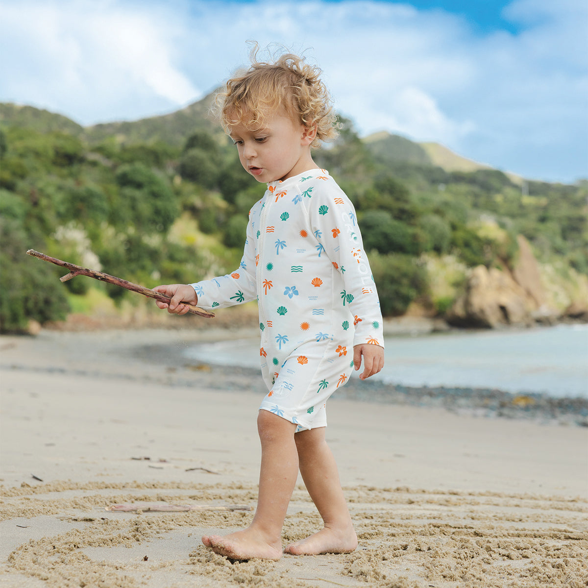 Crywolf Baby Rash Suit On Holiday