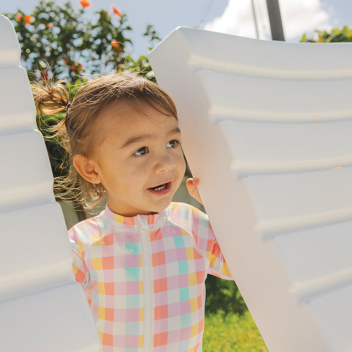 Crywolf Baby Rash Suit Pop Gingham