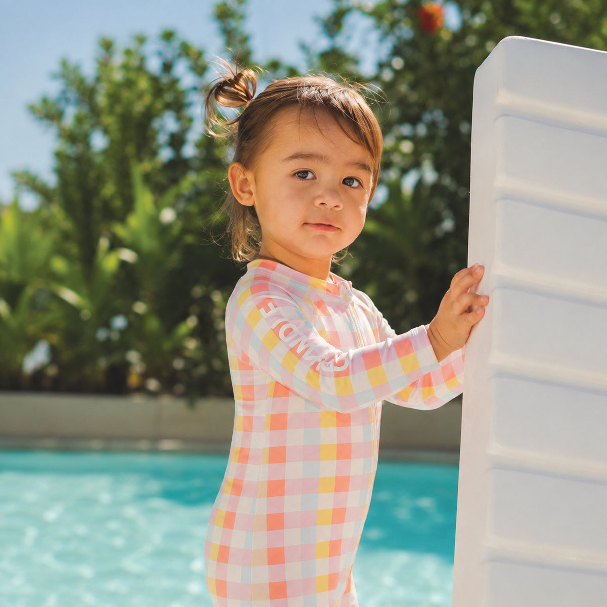 Crywolf Baby Rash Suit Pop Gingham