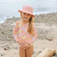 Crywolf Long Sleeve Swimsuit Hibiscus Daze