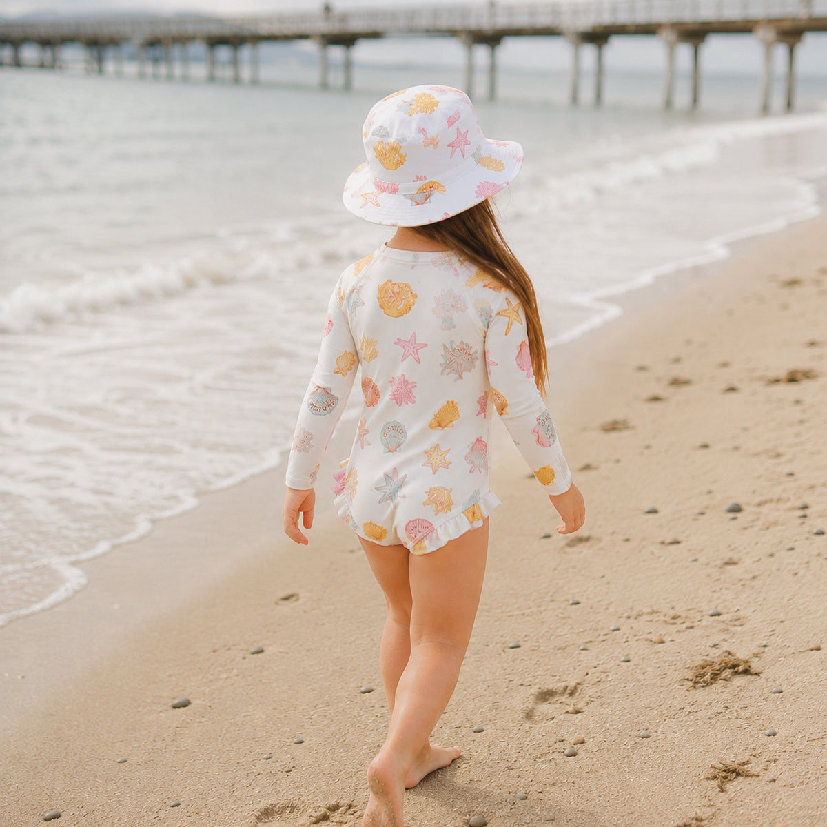 Crywolf Long Sleeve Swimsuit Shell