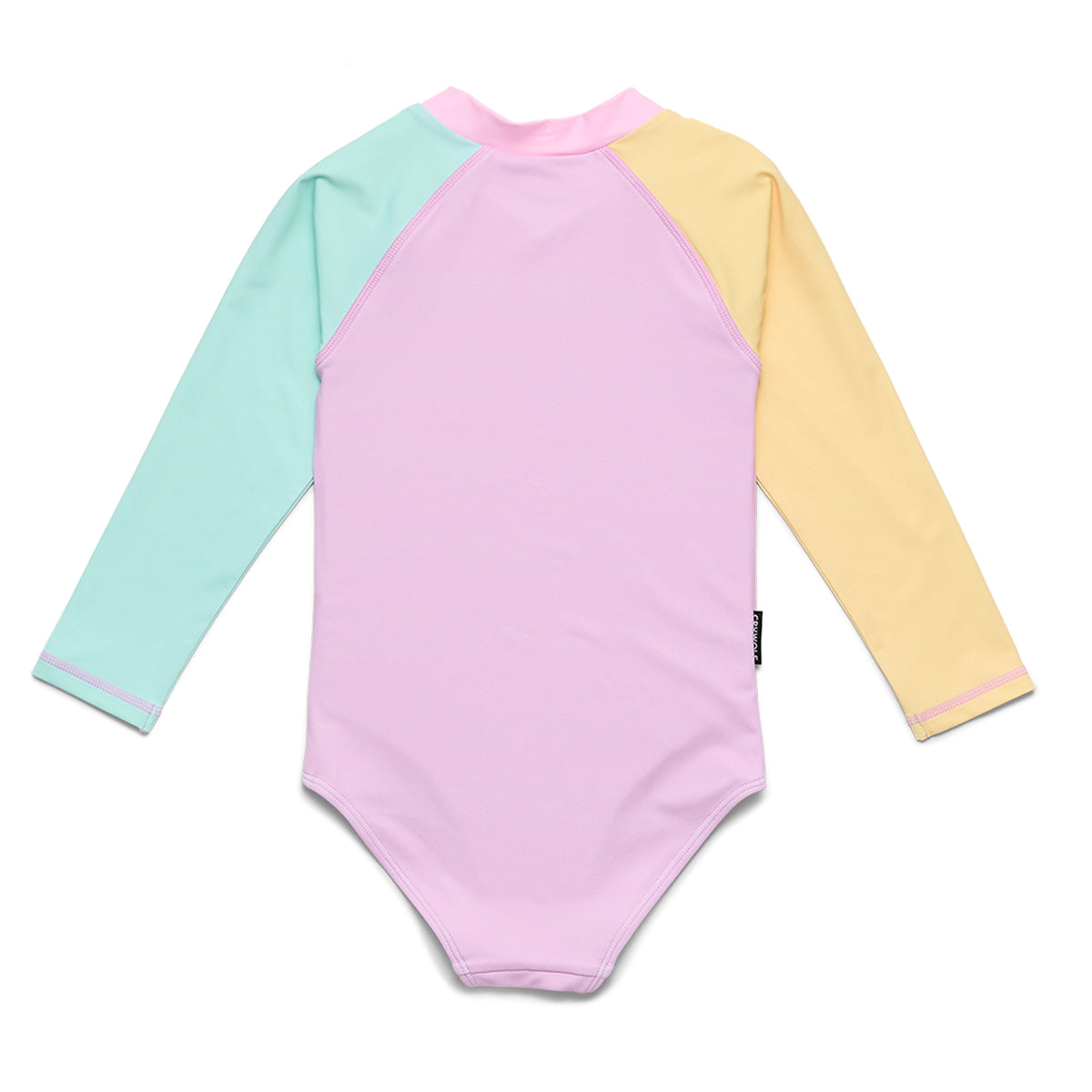 Crywolf Long Sleeve Swimsuit Poolside Colourblock