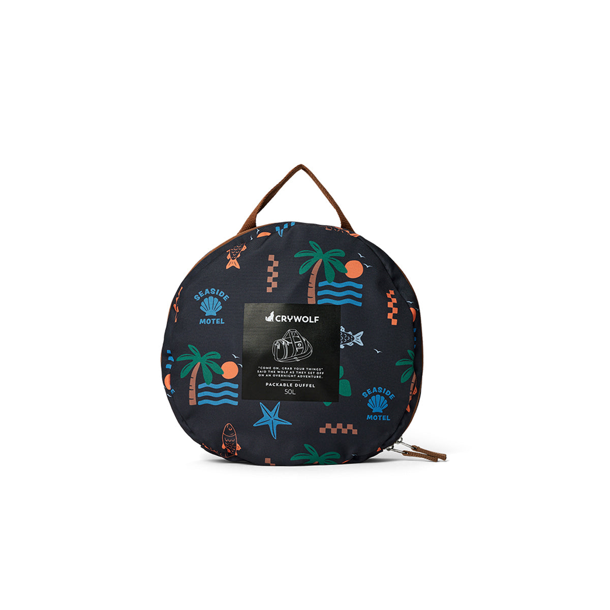 Crywolf Packable Duffel Bag Seaside Motel