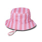Crywolf Reversible Bucket Hat Flamingo Stripe