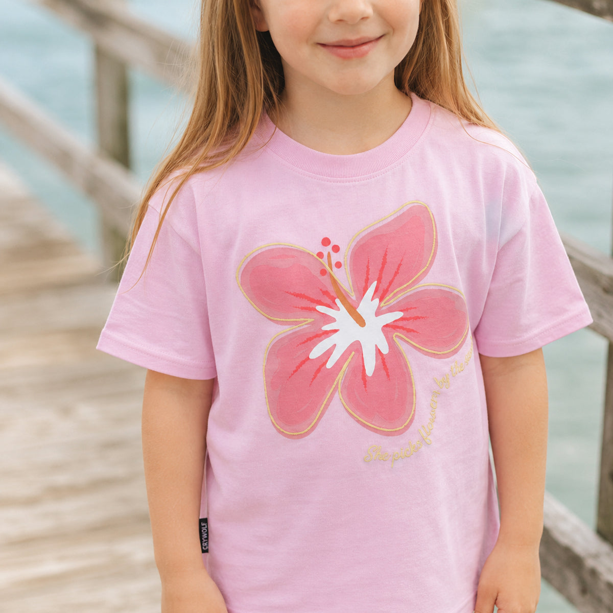 Crywolf Sun Smart T-Shirt Hibiscus Daze
