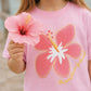 Crywolf Sun Smart T-Shirt Hibiscus Daze