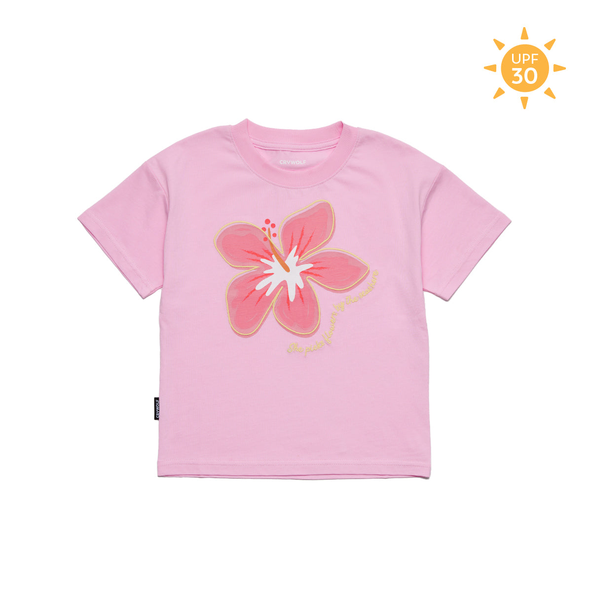 Crywolf Sun Smart T-Shirt Hibiscus Daze