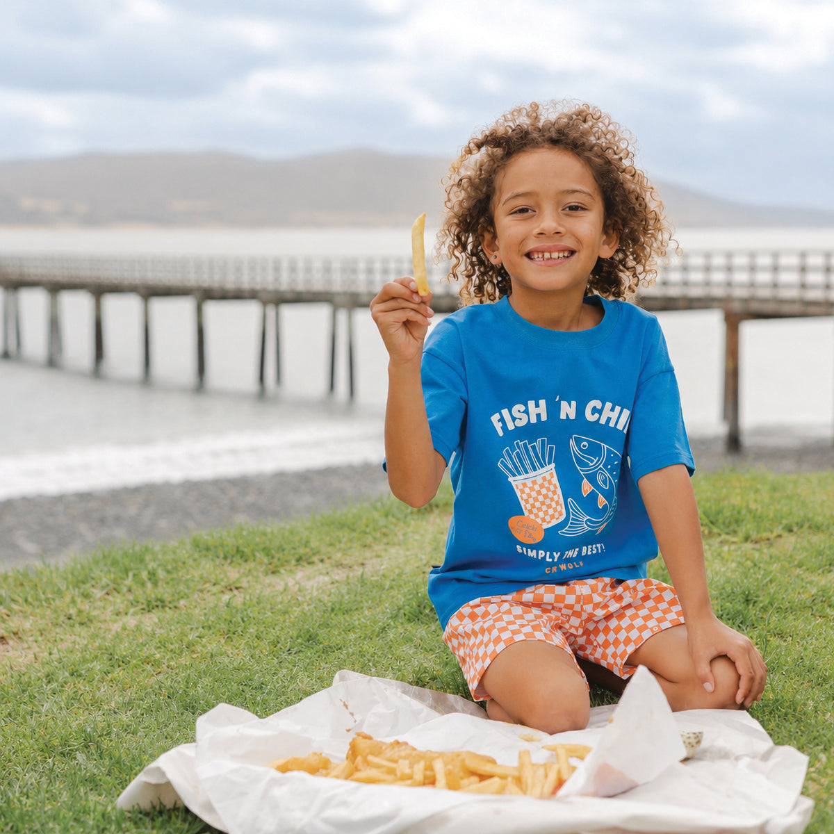 Crywolf Sun Smart T-Shirt Fish n' Chips