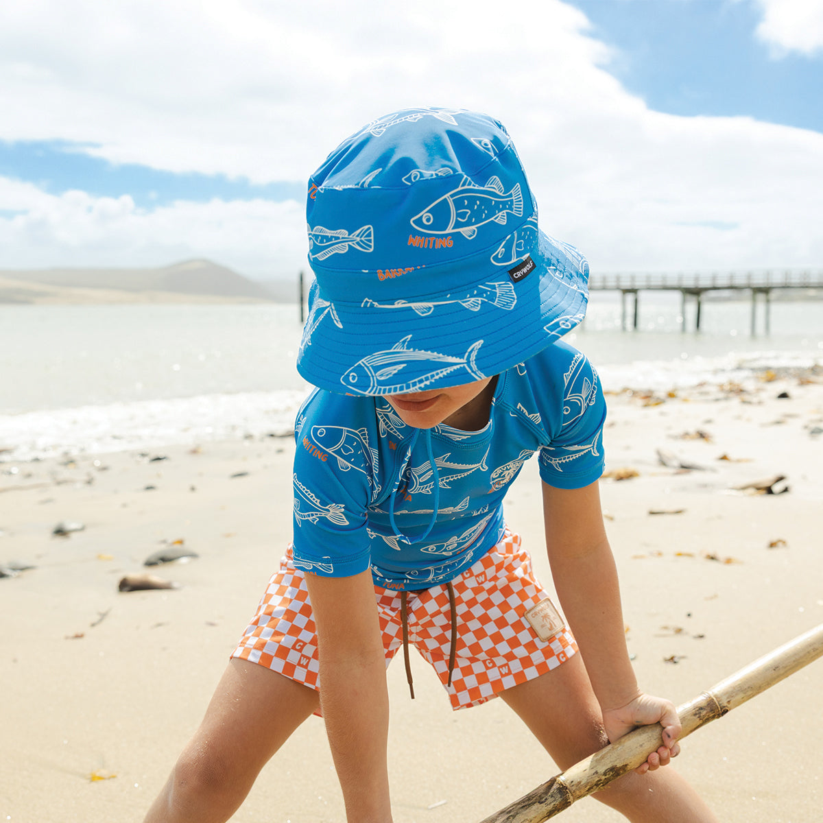 Crywolf Swim Bucket Hat Saltwater