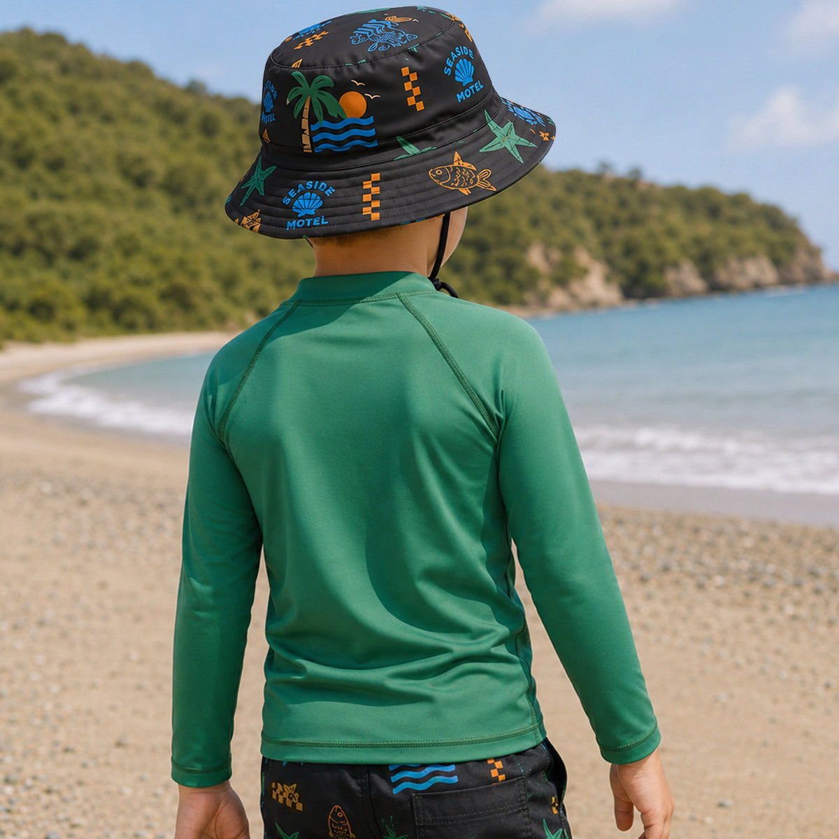 Crywolf Swim Bucket Hat Seaside Motel