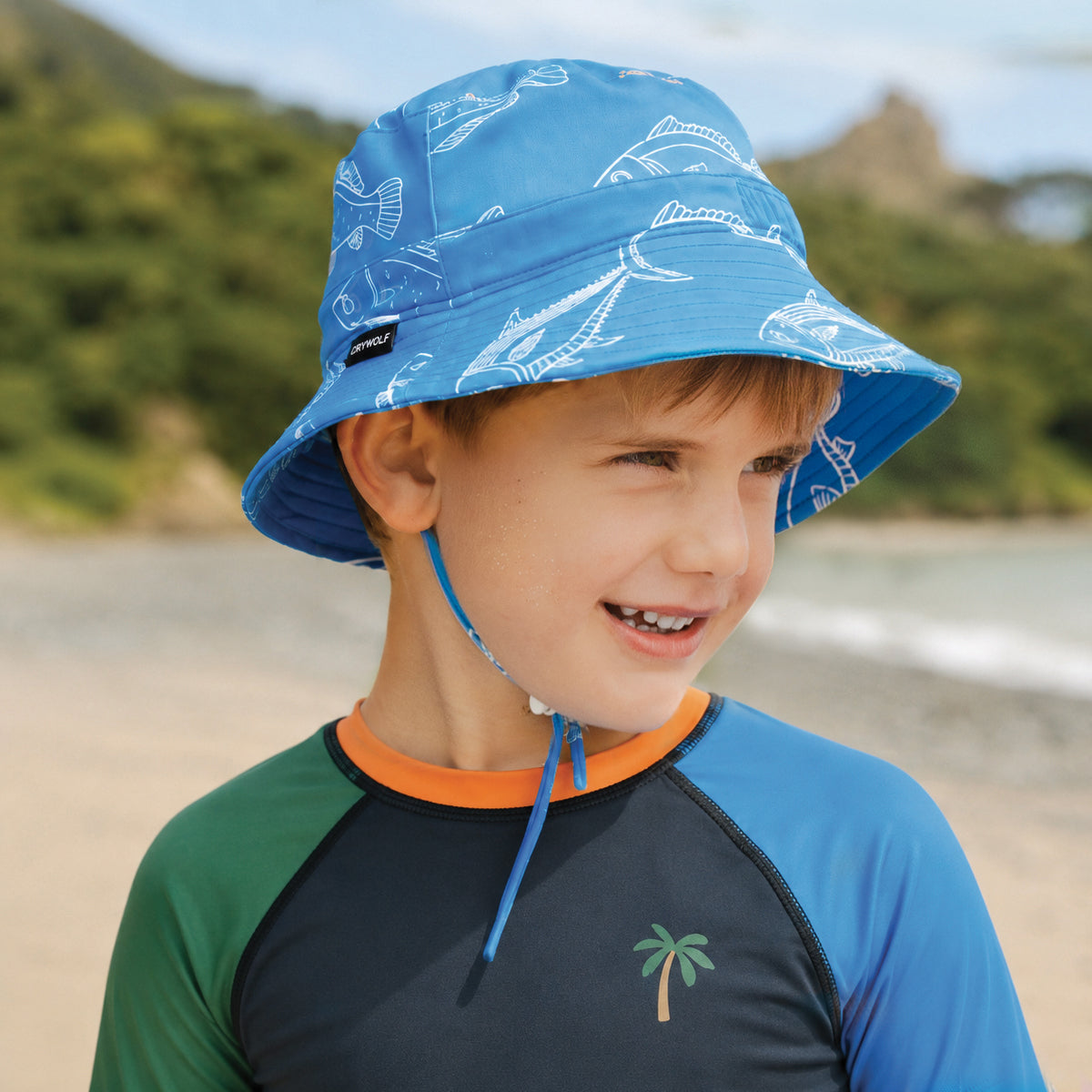 Crywolf Swim Bucket Hat Saltwater