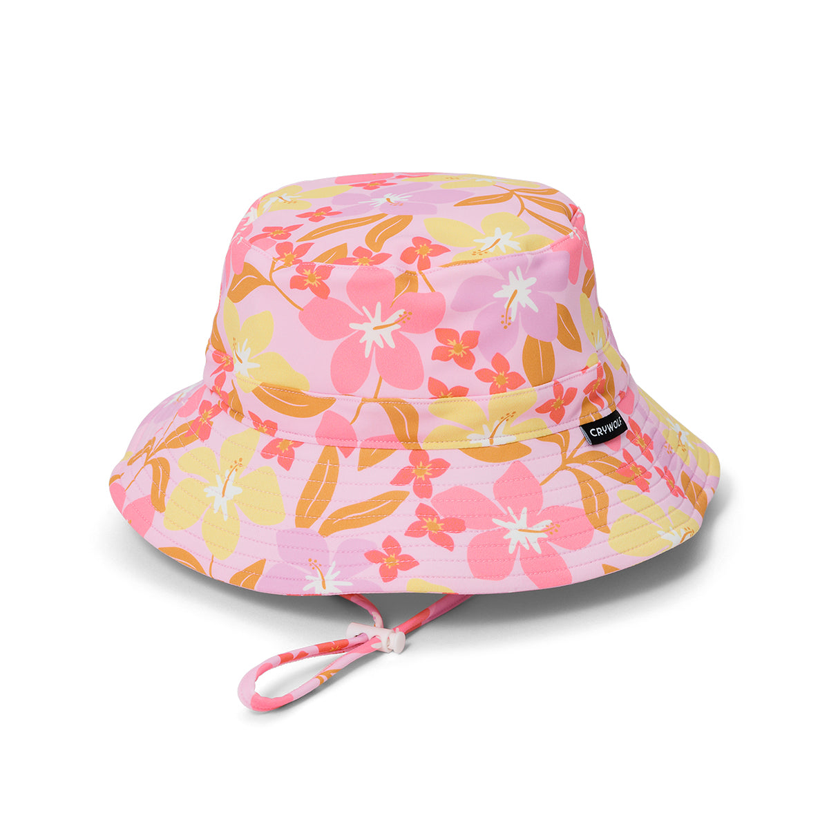 Crywolf Swim Bucket Hat Hibiscus Daze