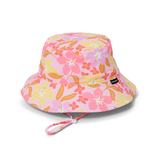 Crywolf Swim Bucket Hat Hibiscus Daze